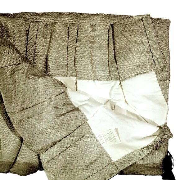 35"W x 63"L  Pinch Pleat Window Curtain Panel  Ocean Blue/Gray  Diamond  NEW - Picture 5 of 8